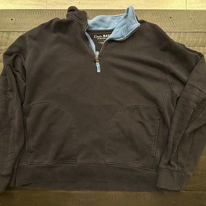 Vintage Eddie Bauer Mens Quarter Zip Jacket Large Pre - owned Good Condition